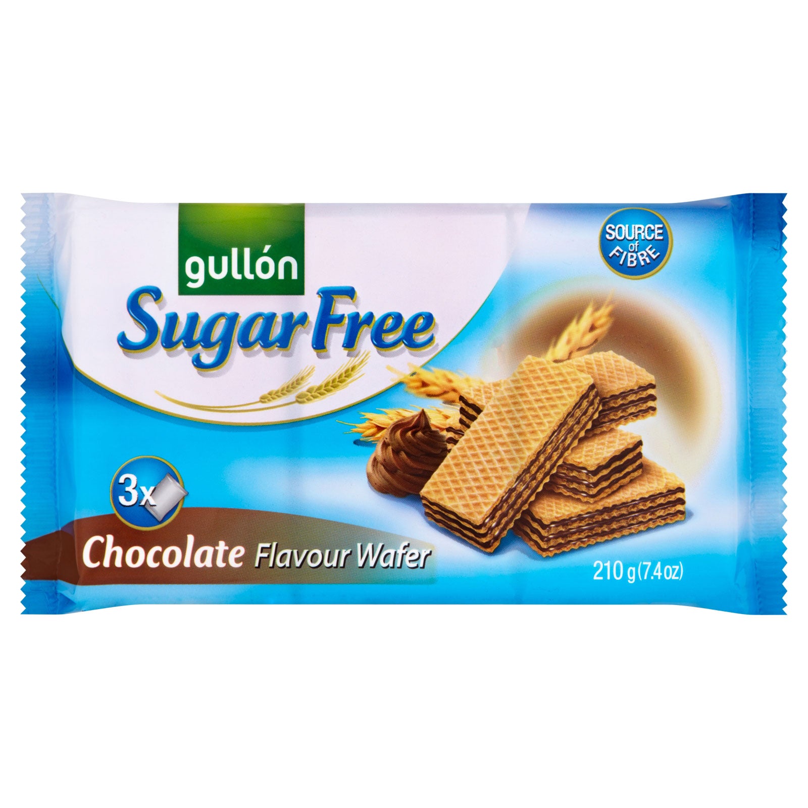 Gullon Sugar Free Chocolate Wafer 3pk 180gm Gullon Sugar Free Chocolate Wafer 3pk 180gm